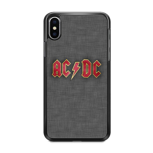 AC DC Grey Serrate Wallpapers iPhone Xs Max Case - ezzyst