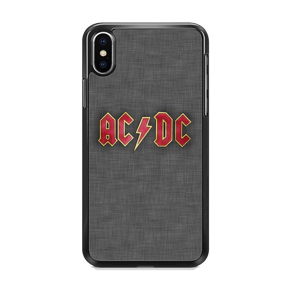 AC DC Grey Serrate Wallpapers iPhone Xs Max Case - ezzyst