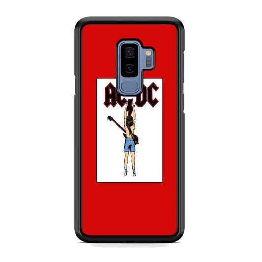 AC DC Logo In Frame Samsung Galaxy S9 Plus Case - ezzyst