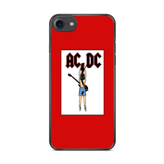 AC DC Logo In Frame iPhone 8 Case - ezzyst