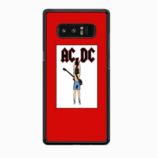 AC DC Logo In Frame Samsung Galaxy Note 8 Case - ezzyst