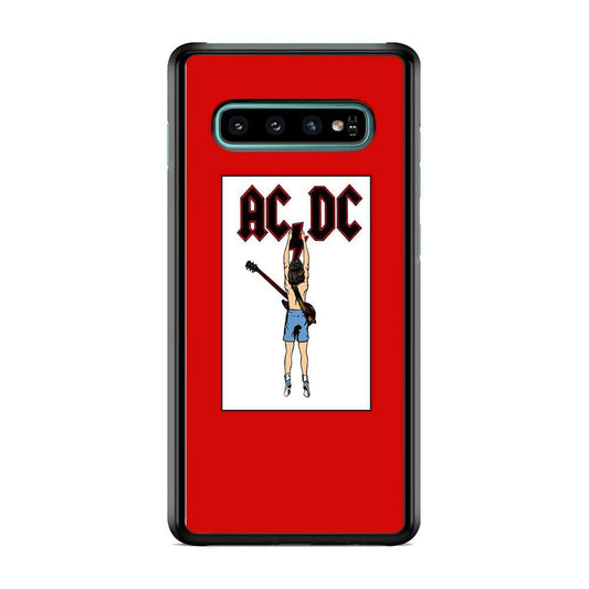 AC DC Logo In Frame Samsung Galaxy S10 Case - ezzyst