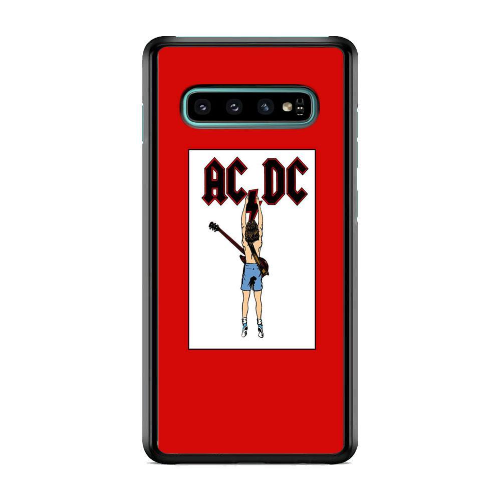 AC DC Logo In Frame Samsung Galaxy S10 Plus Case - ezzyst