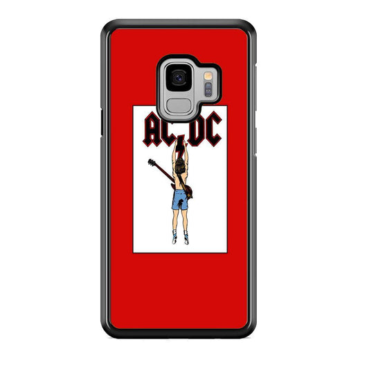 AC DC Logo In Frame Samsung Galaxy S9 Case - ezzyst