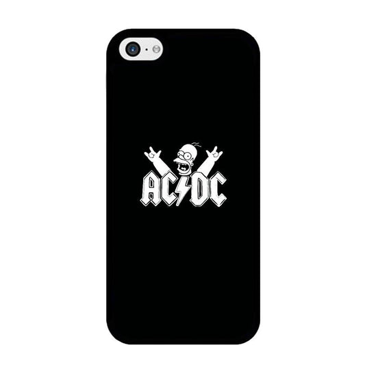 AC DC Logo Simpson Black And White iPhone 5 | 5s Case - Ezzystore