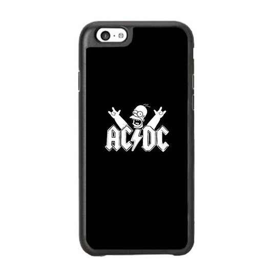 AC DC Logo Simpson Black And White iPhone 6 | 6s Case - ezzyst