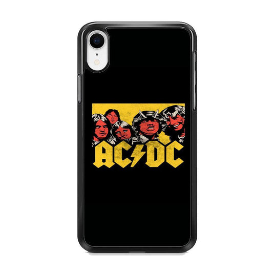 AC DC Player Cartoon Logo iPhone XR Case - ezzyst