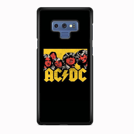 AC DC Player Cartoon Logo Samsung Galaxy Note 9 Case - ezzyst