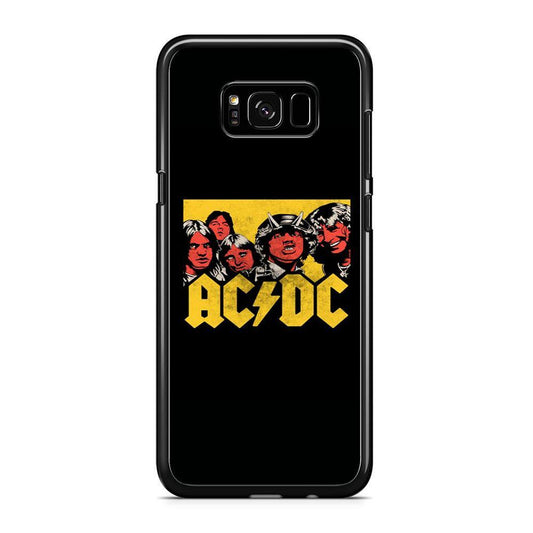 AC DC Player Cartoon Logo Samsung Galaxy S8 Case - ezzyst