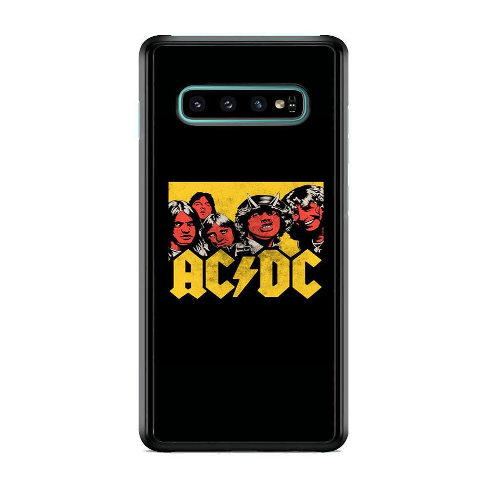 AC DC Player Cartoon Logo Samsung Galaxy S10 Case - ezzyst