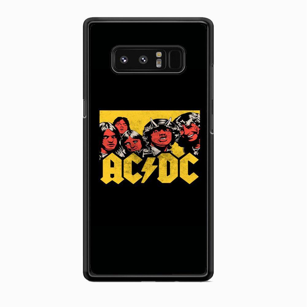 AC DC Player Cartoon Logo Samsung Galaxy Note 8 Case - ezzyst