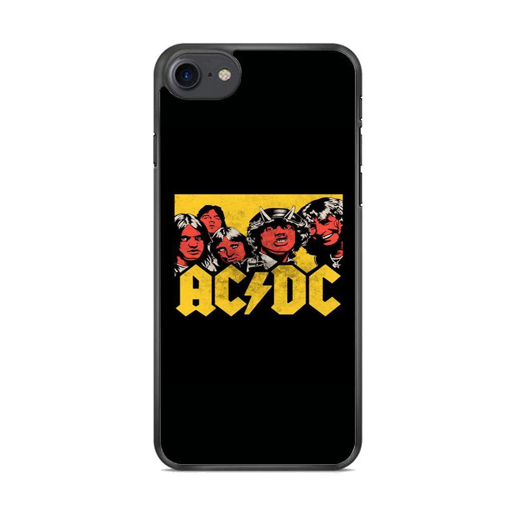 AC DC Player Cartoon Logo iPhone 7 Case - ezzyst