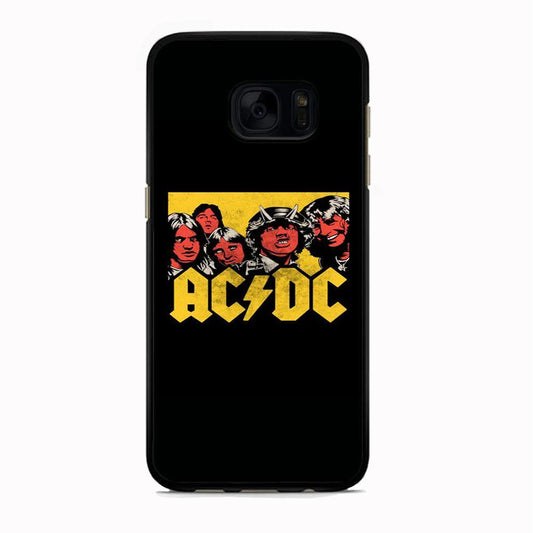 AC DC Player Cartoon Logo Samsung Galaxy S7 Case - ezzyst