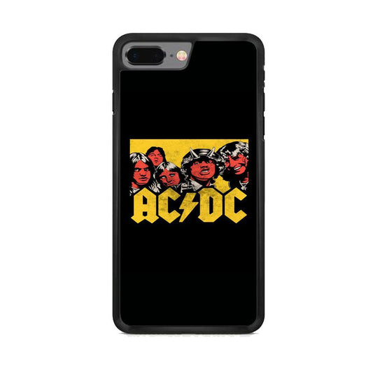 AC DC Player Cartoon Logo iPhone 7 Plus Case - ezzyst