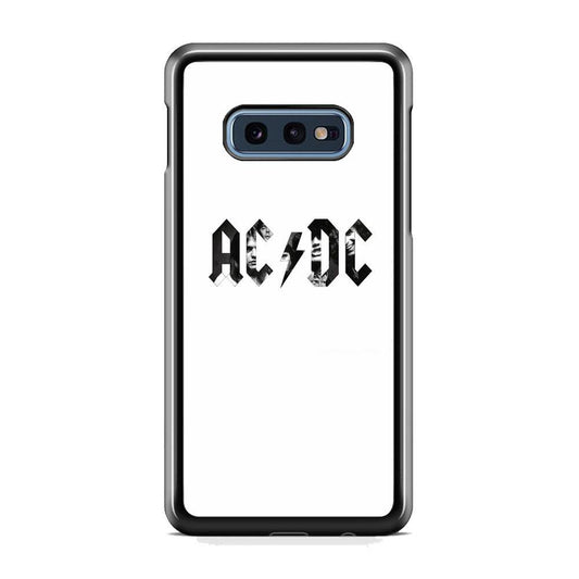 AC DC White Picture Logo Samsung Galaxy 10e Case - ezzyst