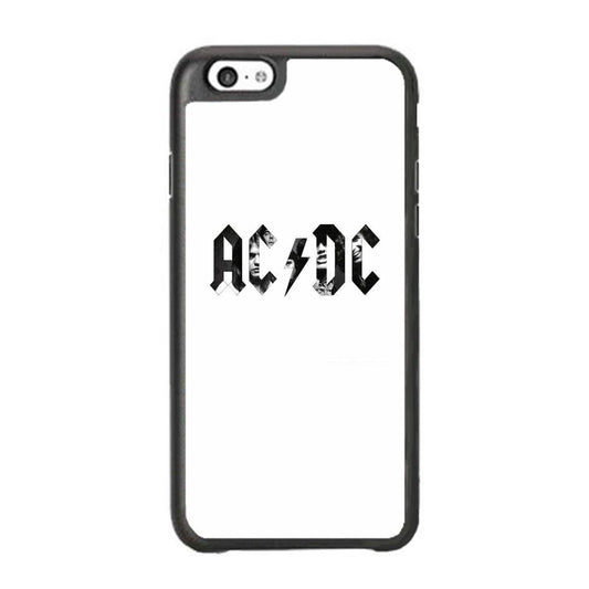 AC DC White Picture Logo iPhone 6 | 6s Case - ezzyst