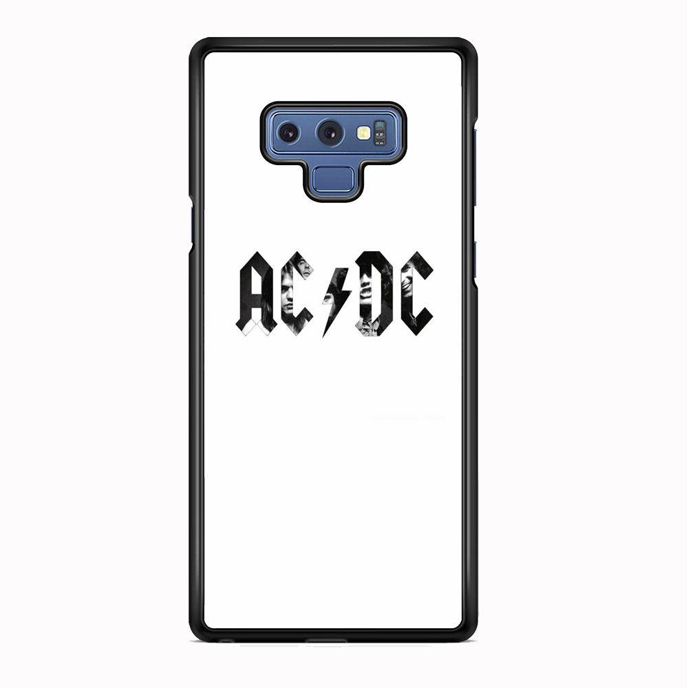 AC DC White Picture Logo Samsung Galaxy Note 9 Case - ezzyst