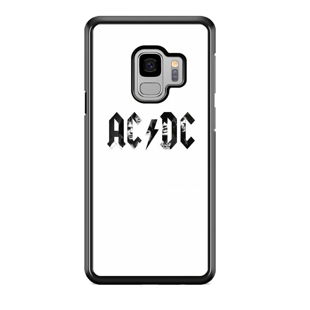 AC DC White Picture Logo Samsung Galaxy S9 Case - ezzyst
