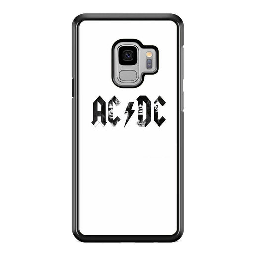 AC DC White Picture Logo Samsung Galaxy S9 Case - ezzyst