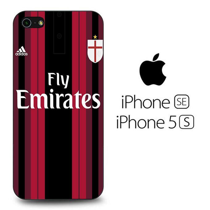 AC Milan Jersey Home iPhone 5 | 5s Case - ezzyst