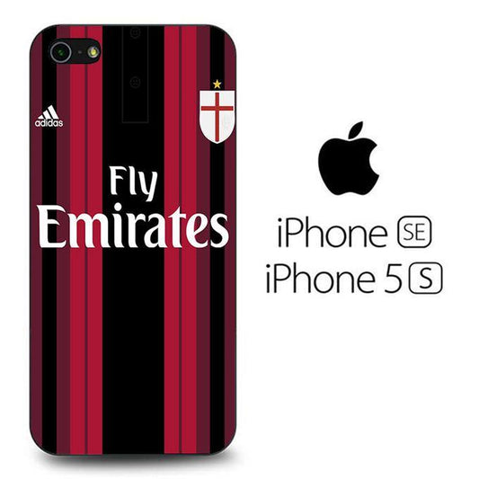 AC Milan Jersey Home iPhone 5 | 5s Case - Ezzystore