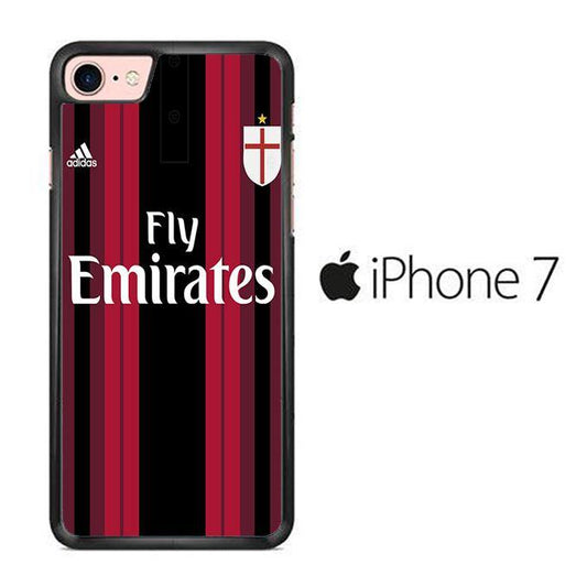 AC Milan Jersey Home iPhone 7 Case - ezzyst