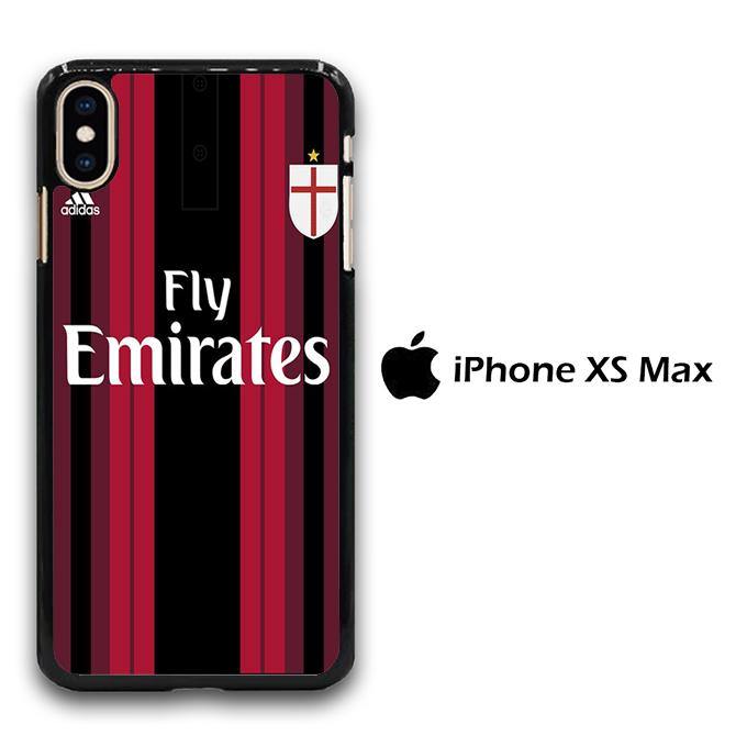 AC Milan Jersey Home iPhone Xs Max Case - ezzyst