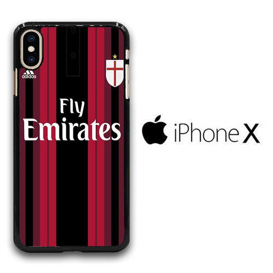 AC Milan Jersey Home iPhone X Case - ezzyst