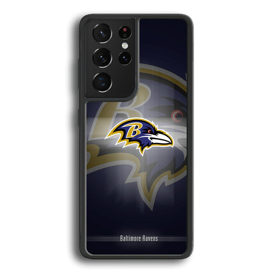AFC Baltimore Raven Violet Logo Samsung Galaxy S21 Ultra Case - Ezzystore