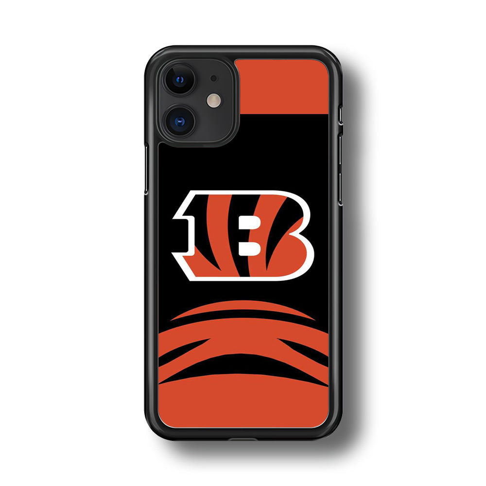 AFC Cincinnati Bengals Black Orange iPhone 11 Case