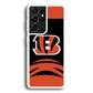 AFC Cincinnati Bengals Black Orange Samsung Galaxy S21 Ultra Case