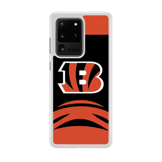 AFC Cincinnati Bengals Black Orange Samsung Galaxy S20 Ultra Case