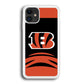 AFC Cincinnati Bengals Black Orange iPhone 12 Case