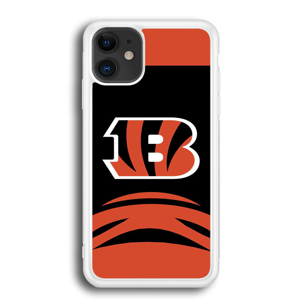 AFC Cincinnati Bengals Black Orange iPhone 12 Case
