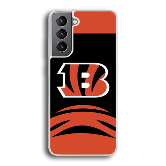 AFC Cincinnati Bengals Black Orange Samsung Galaxy S21 Case