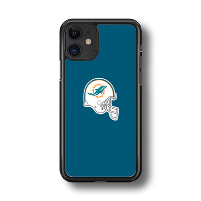 AFC Miami Dolphins Helmet iPhone 11 Case