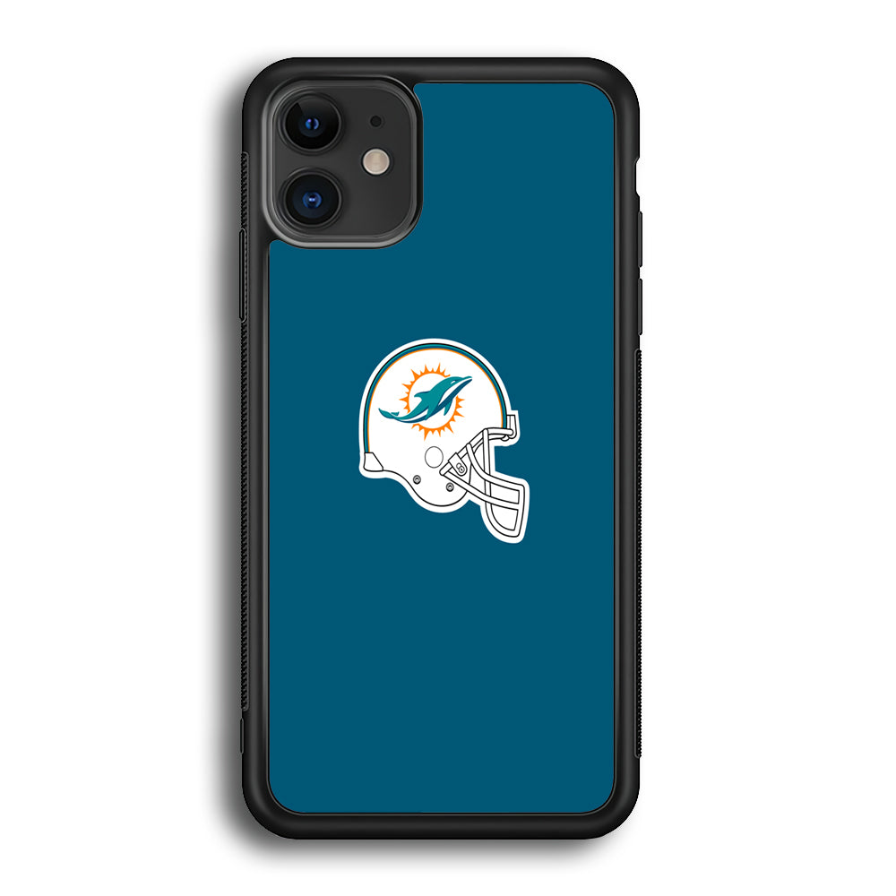 AFC Miami Dolphins Helmet iPhone 12 Case