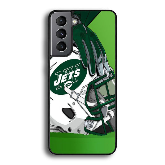 AFC New York Jets Helmet Samsung Galaxy S21 Plus Case