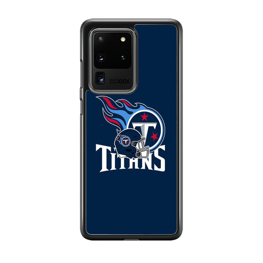 AFC Tennessee Titans Logo Helmet Samsung Galaxy S20 Ultra Case