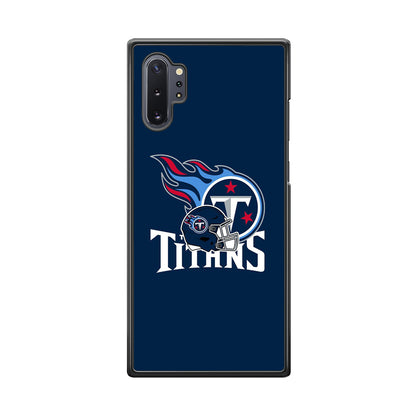 AFC Tennessee Titans Logo Helmet Samsung Galaxy Note 10 Plus Case