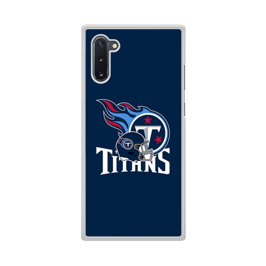 AFC Tennessee Titans Logo Helmet Samsung Galaxy Note 10 Case