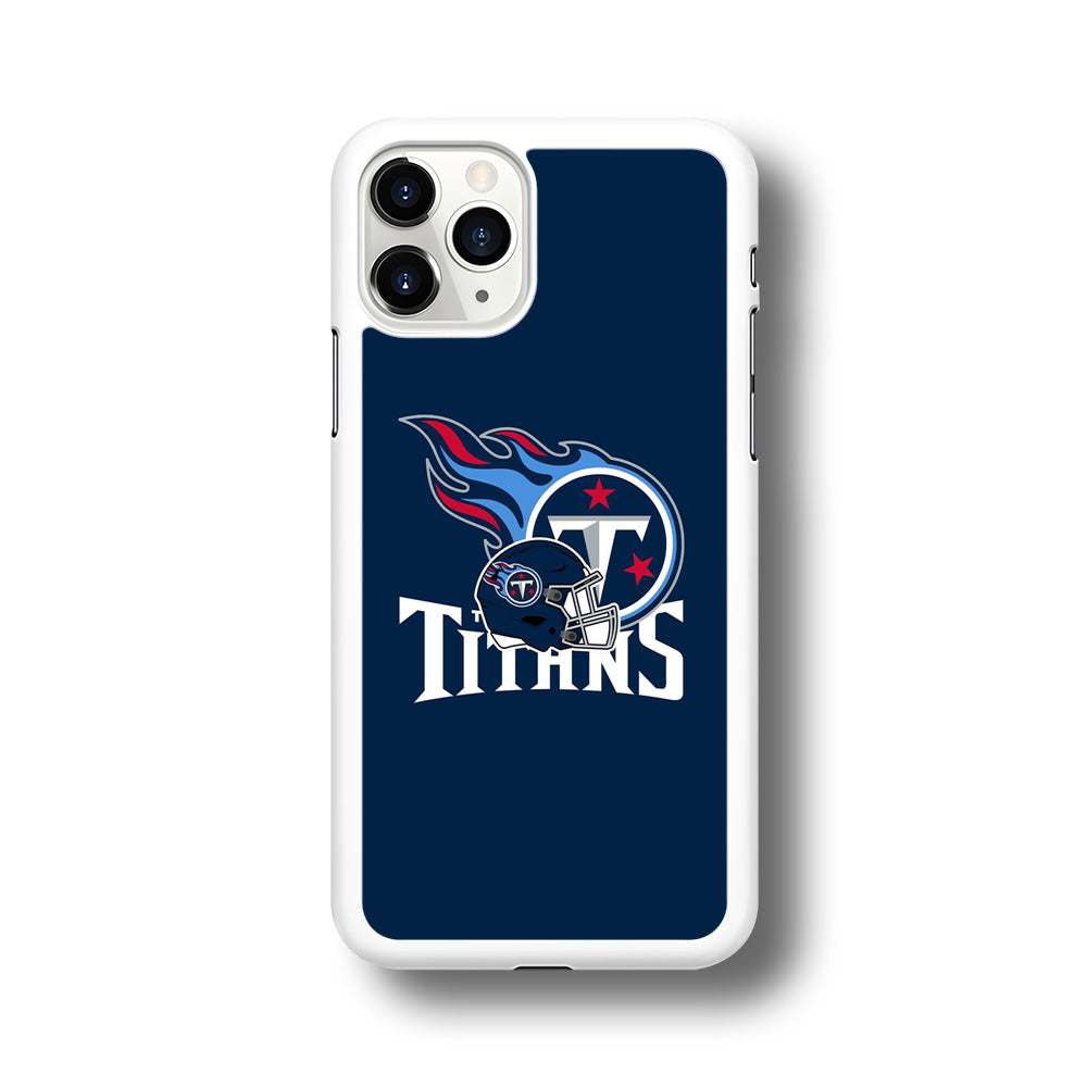 AFC Tennessee Titans Logo Helmet iPhone 11 Pro Max Case