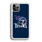 AFC Tennessee Titans Logo Helmet iPhone 12 Pro Case