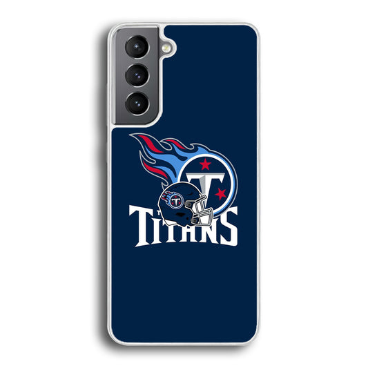 AFC Tennessee Titans Logo Helmet Samsung Galaxy S21 Plus Case