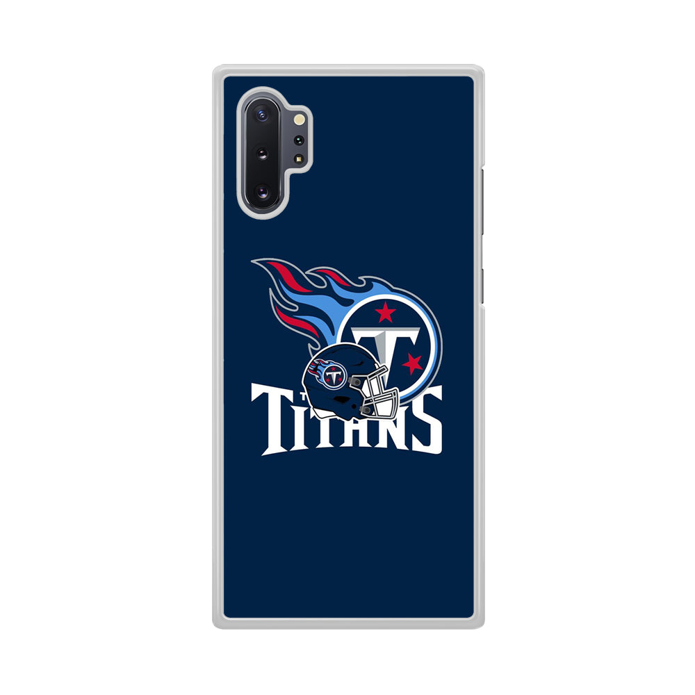 AFC Tennessee Titans Logo Helmet Samsung Galaxy Note 10 Plus Case