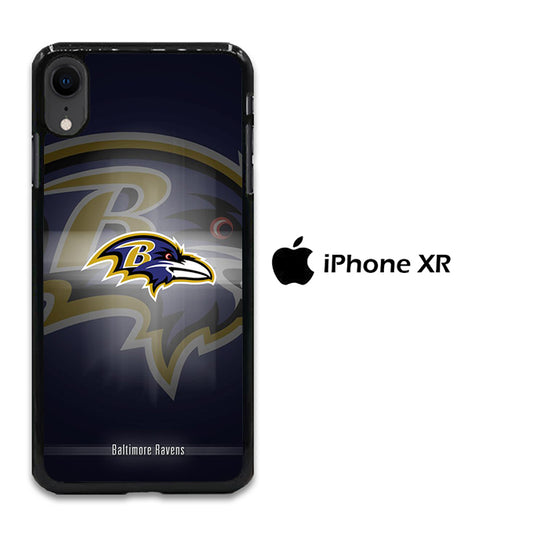 AFC Baltimore Raven Violet Logo iPhone XR Case