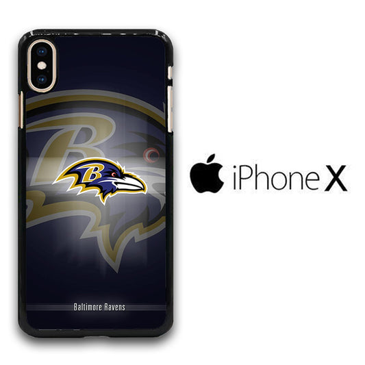AFC Baltimore Raven Violet Logo iPhone X Case
