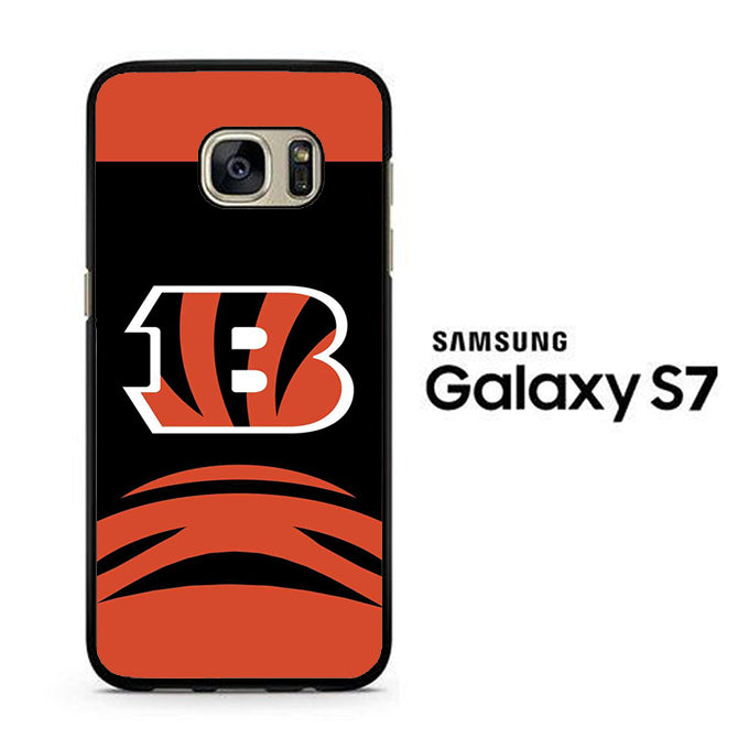 AFC Cincinnati Bengals Black Orange Samsung Galaxy S7 Case