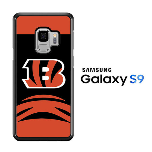 AFC Cincinnati Bengals Black Orange Samsung Galaxy S9 Case