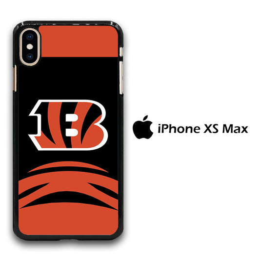 AFC Cincinnati Bengals Black Orange iPhone Xs Max Case
